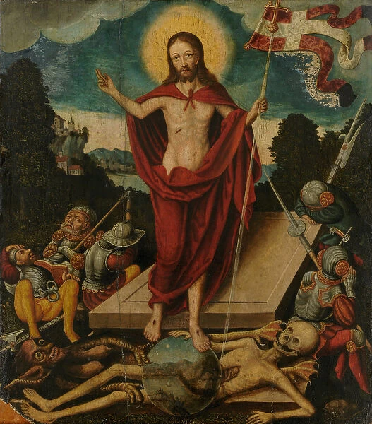 Resurrection of Christ and the Triumph Over Death and Devil, 1537 (oil on wood)