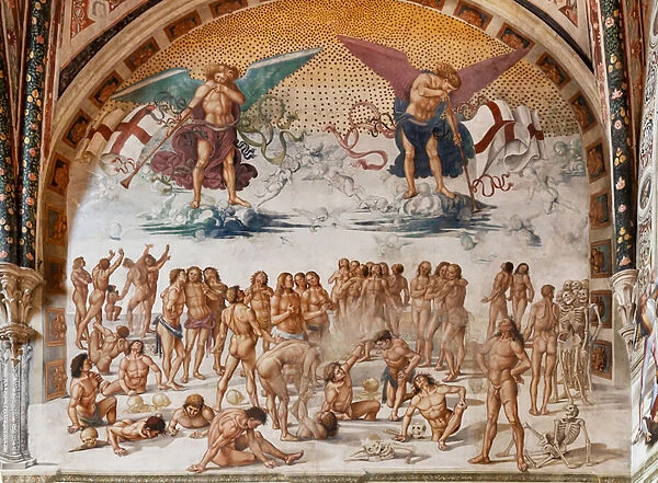 Resurrection of the flesh, 1500-02 (fresco)
