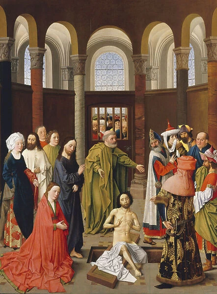 Resurrection de Lazare - The Raising of Lazarus par Albert van Ouwater (c. 1415-c