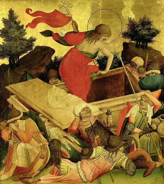 The Resurrection, panel from the St. Thomas Altar from St. Johns Church, Hamburg