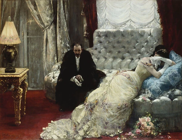 Return from the Ball, 1879 (oil on canvas)