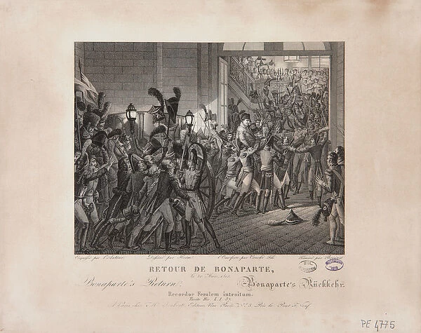 Return of Bonaparte, 20 March 1815, c. 1820 (engraving)
