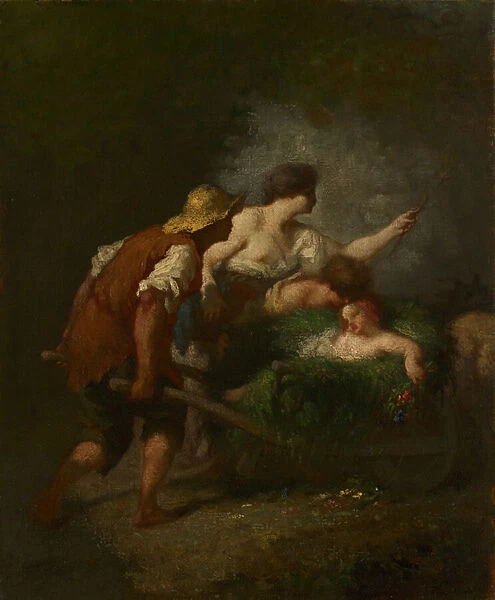 Return from the Fields, c. 1846-1847 (oil on fabric)