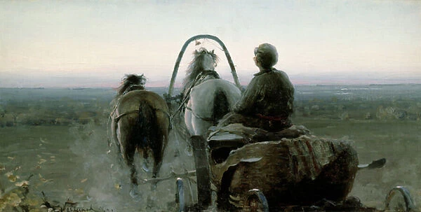 The Return Journey, 1896 (oil on canvas)