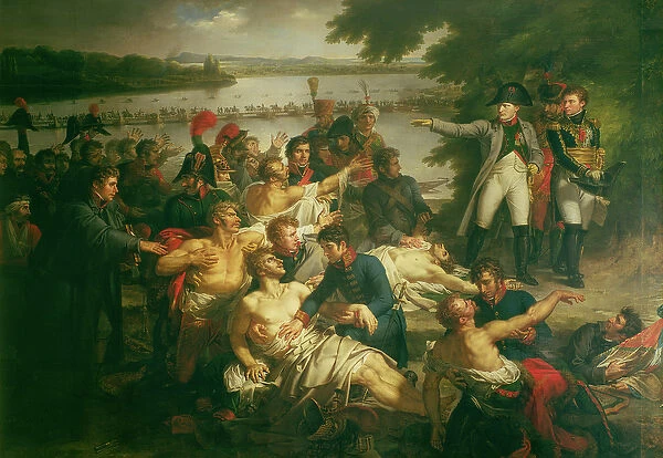 Return of Napoleon (1769-1821) to the Island of Lobau after the Battle of Essling