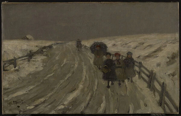 Return from School, c. 1901 (oil on canvas)