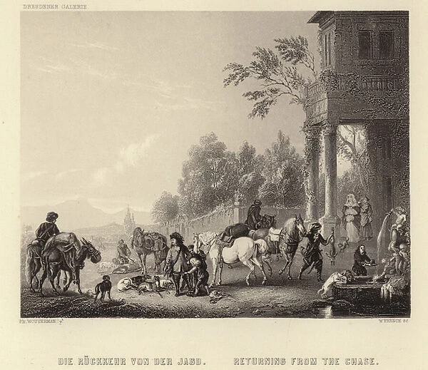 Returning from the Chase (engraving)