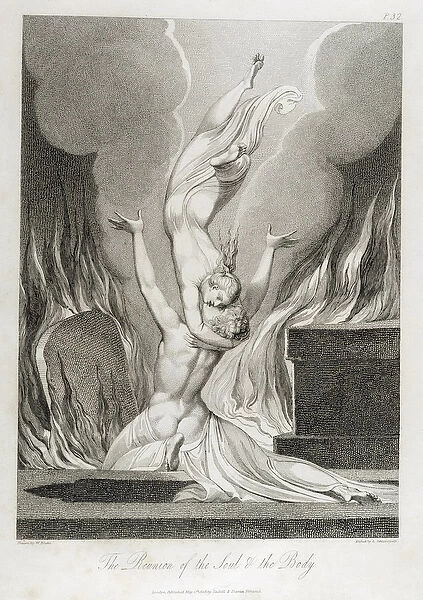 The Reunion of the Soul and the Body, pl. 13, illustration from The Grave, A