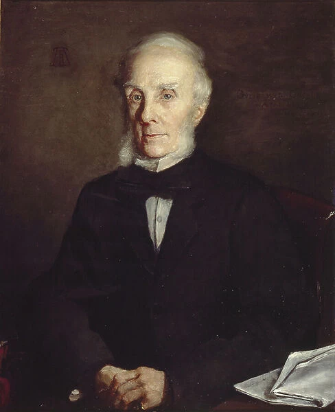 The Reverend William Gaskell, 1879 (oil on canvas)