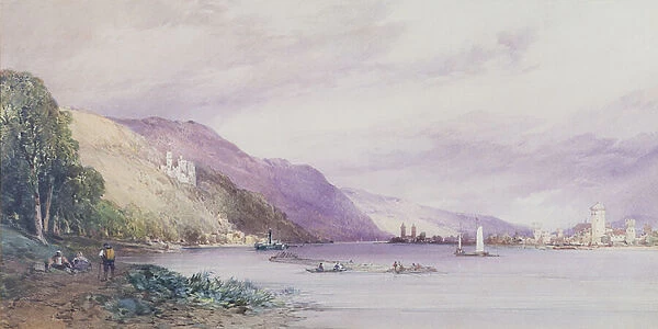 On the Rhine, 1861 (w  /  c)