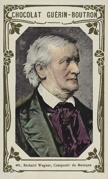 Richard Wagner, Compositeur de Musique (coloured photo)
