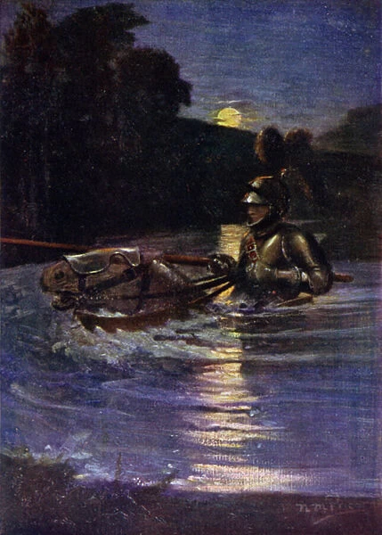 The Ride of William Deloraine (colour litho)