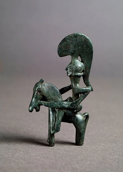 Rider, bronze sculpture from La bastida de las alcuses, 5th-4th century BC