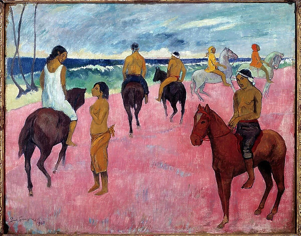 Riders on the Beach, 1902 (oil on canvas)