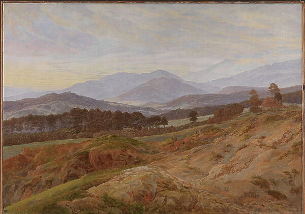 Riesengebirge Landscape, 1835 (oil on canvas)