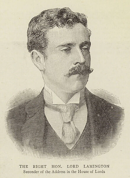 The Right Honouarble Lord Lamington (engraving)