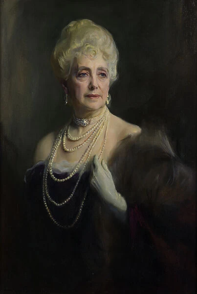 The Right Honourable Mabell Ogilvy Dowager Countess of Airlie (1866-1956), 1933 (oil on canvas)