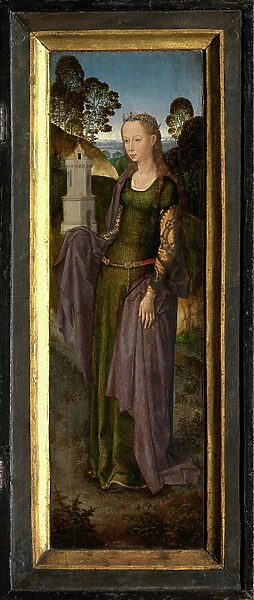 Right wing of the Triptych of Adriaan Reins, 1480 (oil on panel)