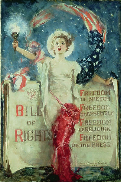 Bill of Rights, 1942 (oil on canvas)