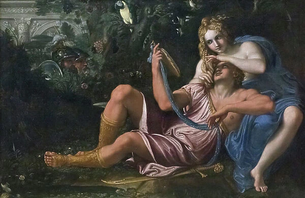 Rinaldo and Armida, 1601 circa, Annibale Carracci (oil on canvas)