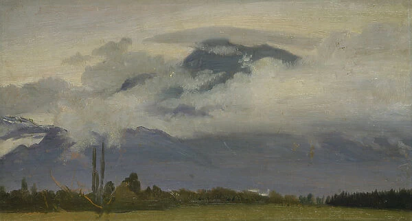 Ring of Clouds, Tirol (oil on canvas)