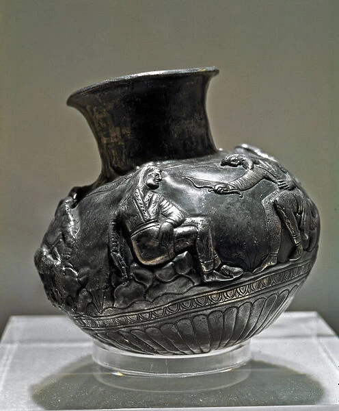 Ritual vase, 7th-6th century BC (silver)