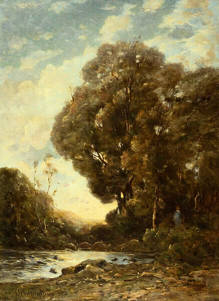 The River, 1896 (oil on canvas)