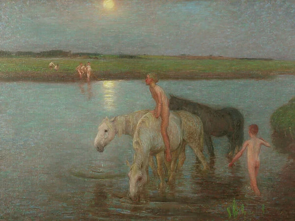 The River Bank, 1901 (oil on canvas)