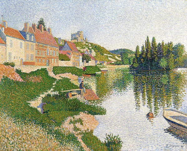 The River Bank, Petit-Andely, 1886 (oil on canvas)
