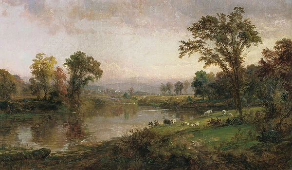 Riverscape - Early Autumn, 1888 (oil on canvas)