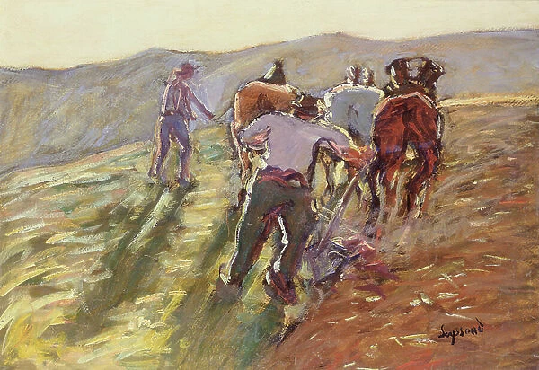 The Road, 1901 (oil on canvas)