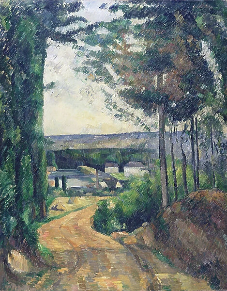 Road leading to the lake, 1880 (oil on canvas)