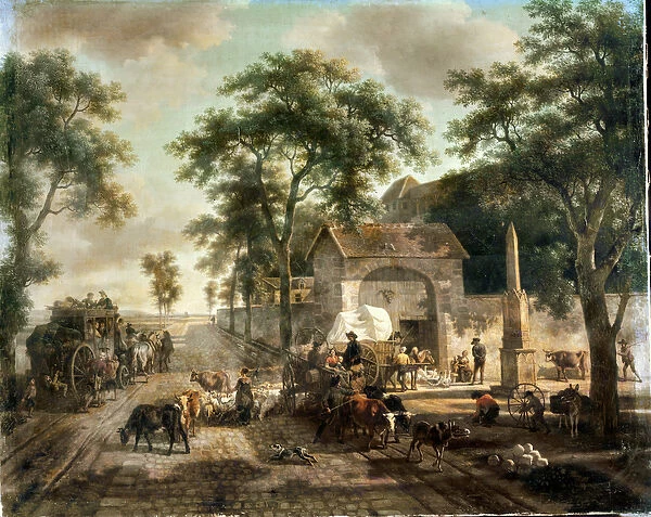 A Road (oil on canvas)