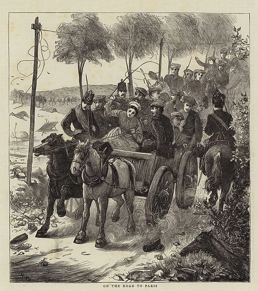 On the Road to Paris (engraving)