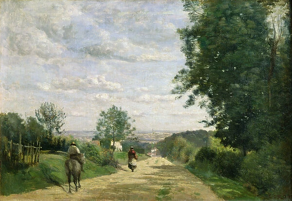 The Road to Sevres, 1858-59 (oil on canvas) (oil on canvas)