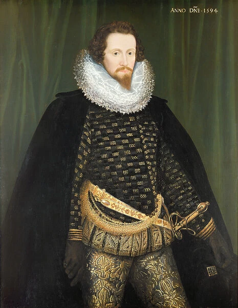 Robert Devereux (1566-1601) Earl of Essex, 1594 (oil on canvas)