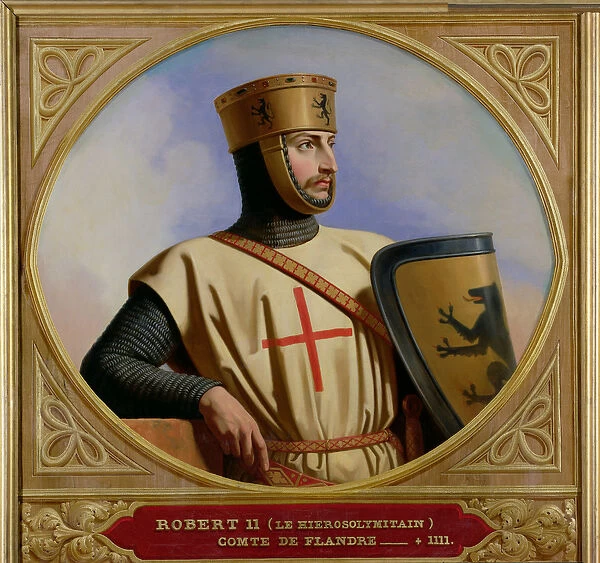 Robert II le Hierosolymitain, Count of Flanders (d. 1111) 1843 (oil on canvas)