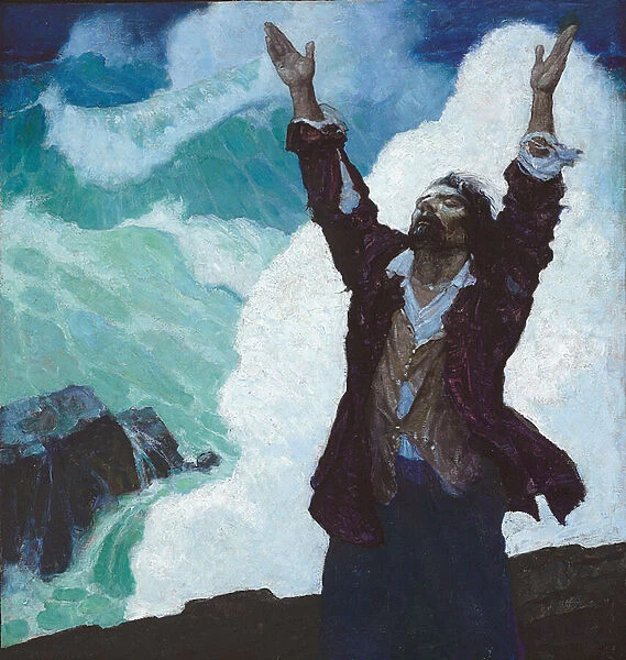 Robinson Crusoe: Cover, 1920 (oil on canvas)