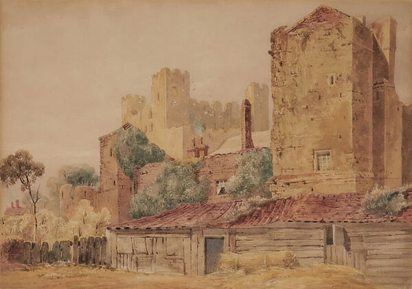 Rochester Castle, 1800-71 (Watercolour)
