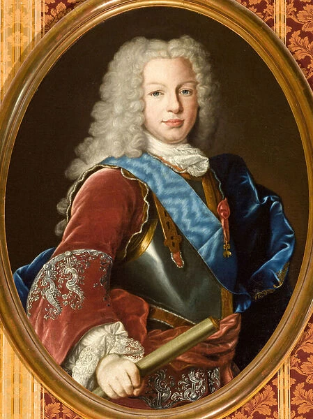 Rococo : Portrait of Ferdinand VI of Spain (Ferdinand VI, dit le Sage) (1713-1759) par Melendez, Luis Egidio (1716-1780), ca 1729-1735. Oil on canvas, 83x65. Ayuntamiento de Sevilla