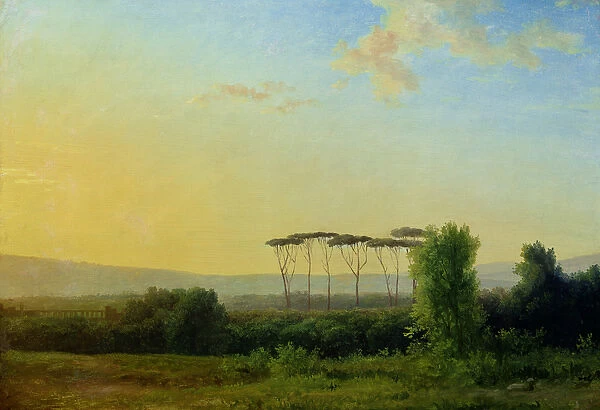 Roman Countryside (oil on canvas)