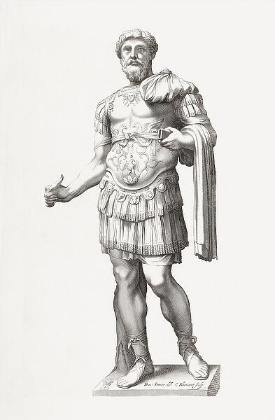 Roman Emperor Marcus Aurelius. Portrait