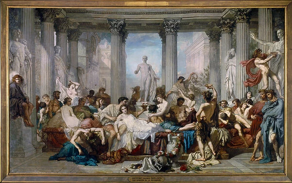 The Romans of the Decadence, 1847 (oil on canvas)