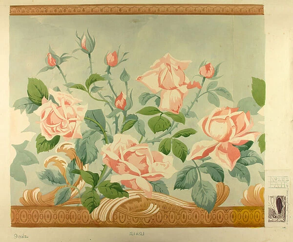 Rosa No. 283, 1912 (gouache on paper)