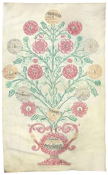 The Rose, a family tree presented to the Emperor Charles VI