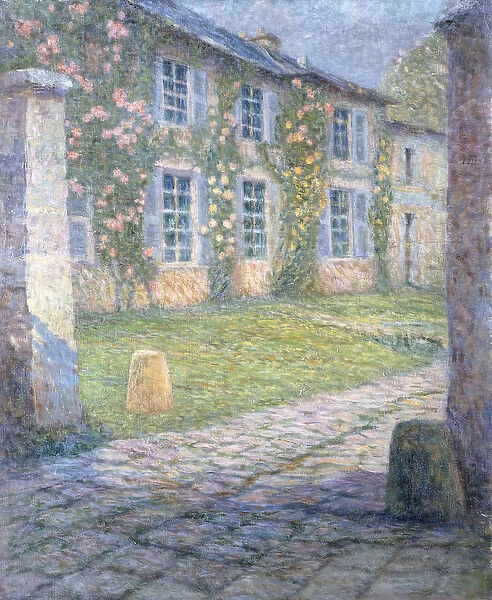 The Rose House in Versailles; La Maison Rose a Versailles, 1918 (oil on canvas)
