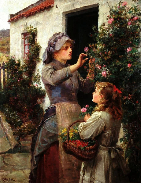 Roses for the Invalid, 1894 (oil on canvas)