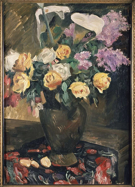Roses, Lilac and Lilies, 1913 (oil on canvas)