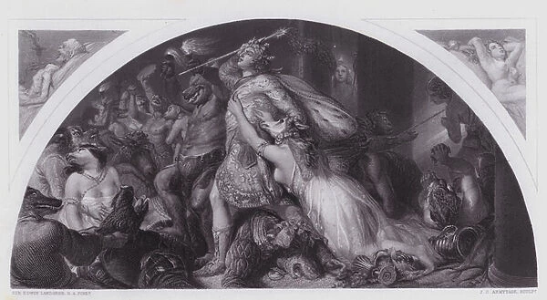 Rout of Comus and his Band (engraving)