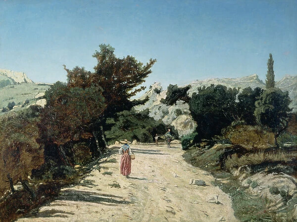 Route de la Gineste, near Marseilles, 1859 (oil on canvas)